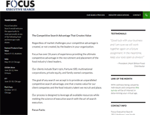 Tablet Screenshot of focusexecutivesearch.com